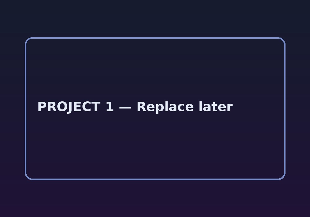 Project 1 thumbnail