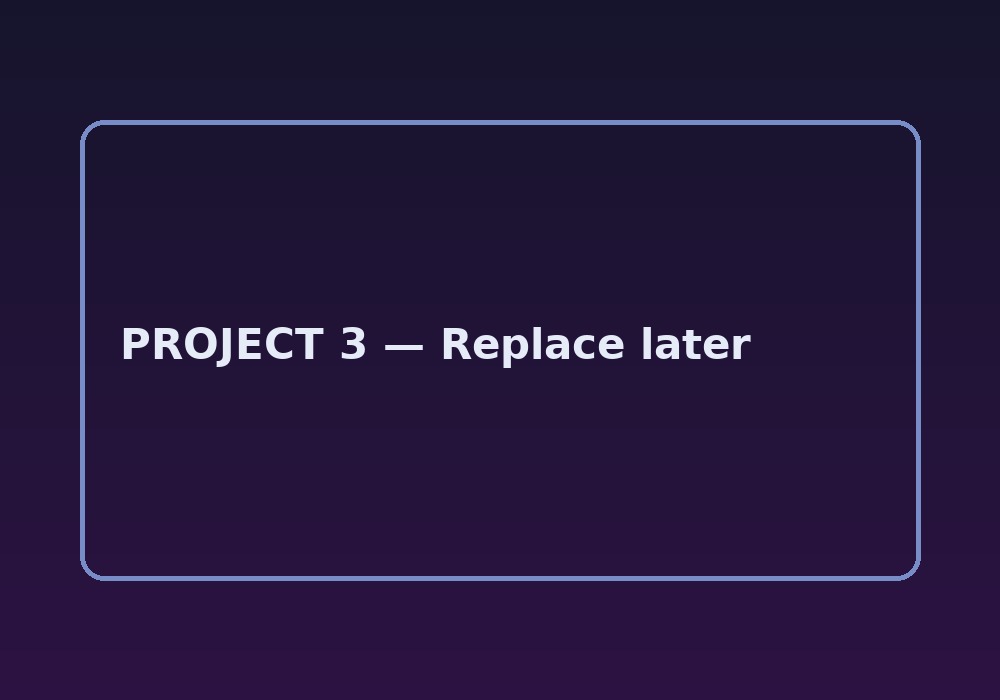 Project 3 thumbnail